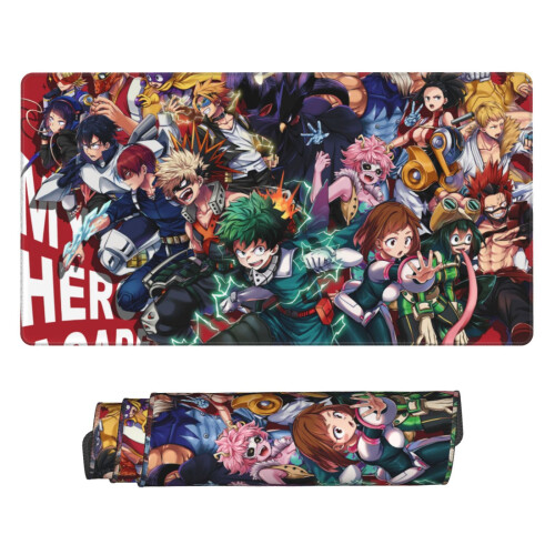 Mouse pad My Hero Academia, tamanho grande, para escritório, mesa de 40 x 75 cm (15,8 x 29,5 polegadas). 1