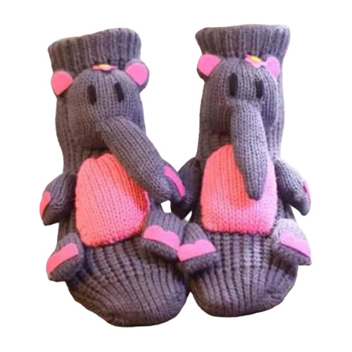 Κάλτσες Sulaicai3D Knit Sloth για γυναίκες, Χαριτωμένες βελούδινες κάλτσες αγκαλιάς με 1