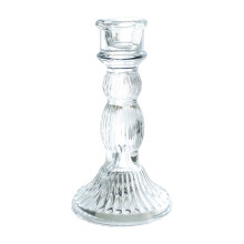 WinysinFrench Vintage Crystal Candle Holders Glass Candlelight Dinner Ornaments Wedding Decoration