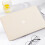 Capa compatível com MacBook Air de 13 polegadas com Touch ID (2021, 2020, 2019, 2018), modelo A2337M1A2179A1932, Clic 3