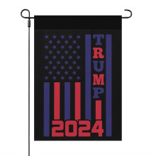 Bandeiras de Jardim Trump2024, Bandeiras de Jardim Artísticas, Bandeiras de Jardim Rústicas de Dupla Face, Placa de Jardim Trump2024, Bandeira de