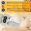 Jetcloudlive Electric Dumpling Maker, Non-Slip, 2 Modes, Silent Automatic Press with Small Brush, Compatible with Household Use 6