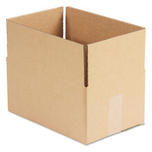 Shipping Boxes, Regular Slotted Container (RSC), 8" x 12" x 6", Brown Kraft, 25/Bundle