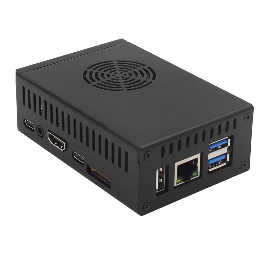 Corrosion-Resistant Metal Case For Pi 5/5B Remarkable Compressive Capacity For Internal Equipment Safety Orange 9395123399829