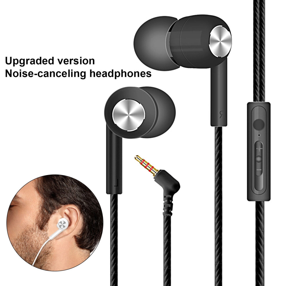 Susuchens Wired Earphone Super Bass Noise Reduction Ergonomic 3.5Mm In Ear Clear Earphone For Running Pink 9395123400143