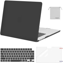 Yhteensopiva MacBook Airin 15 tuuman kotelon (2023–2024) kanssa, jossa on Liquid Retina -näyttö ja kosketusnäyttö.
