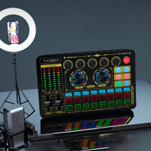 Zvuková karta SUSUchens pro podcasting, Plug & Play, profesionální audio rozhraní s širokou kompatibilitou, potlačení hluku pro