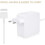 85W MagSafe2-voeding, compatibel met Apple, 85W Tip-voeding 5