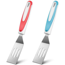 wileqep2Pieces mini tálaló spatula, vágó és forgató, süti spatula, mini résfordító tojásfőzéshez