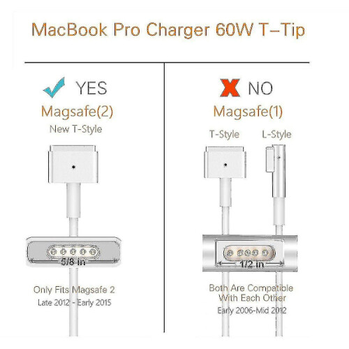 85W MagSafe2-voeding, compatibel met Apple, 85W Tip-voeding 1