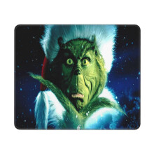 Podložka pod myš Grinch 10x12 palců, prošívané okraje, protiskluzová gumová základna, omyvatelná lycra, kompatibilní s počítači a