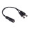 4 τεμάχια καλώδιο διαχωριστή ισχύος DC 5.5X2.1mm 1 σε 2M/F για κάμερα ασφαλείας CCTV 3