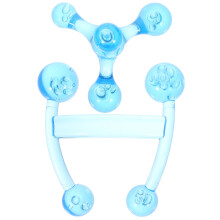 Masajeador de espalda pequeño Mizh2pcs con perillas de masaje manual, masajeador muscular relajante para el hogar.