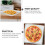 1pc Aluminum Alloy Practical Pizza Tray Pizza Baking Pan Baking Tool for Bakery 6