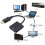 SUSUchens Display Port DP αρσενικό σε VGA θηλυκό καλώδιο μετατροπής για προβολέα υπολογιστή, 5