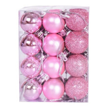 24 palline decorative per albero di Natale, mini palline infrangibili per decorazioni natalizie, 3 cm/1,18"