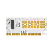 jixopn M.2 naar PCIE X16-adapterkaart PCIE X16M2 NVMe SSD-converter (zonder koelblok)