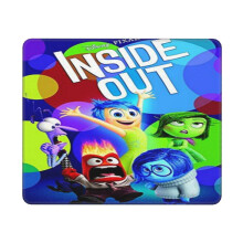 Podložka pod myš Inside Out2Mouse s prošívaným okrajem, protiskluzovou gumovou základnou, omyvatelnou lycrou, kompatibilní s počítači a