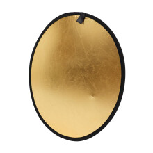 Photography Light Reflector Collapsible DualSided Silver and Gold for Studio and Outdoor Use