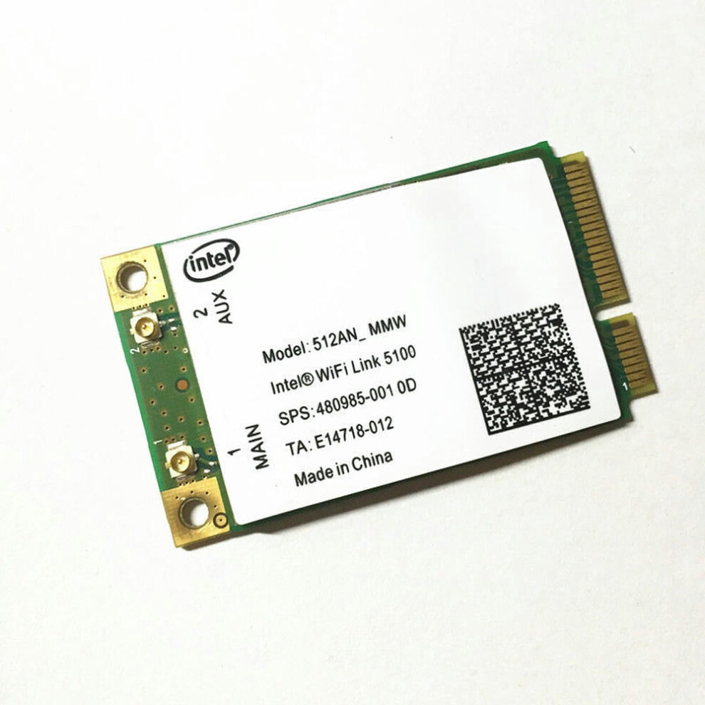 For Card For 5100 5100Agn 512An_mmw 300Mbps Mini Full Pci-E 2.4/ Hz Module For 9395123597652