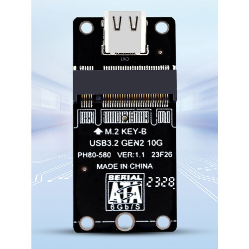jixopn NGFF σε USB3.2Type-C Κάρτα Προσαρμογέα M.2B Key M2NGFF SSD Υποστήριξη Προσαρμογέα M2SSD 1
