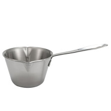 Milk Warmer Mini Butter Melting Pot Stainless Steel Melting Pot with Dual Spout