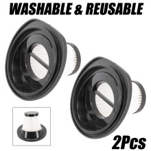 Filtros de reposição para aspirador de pó portátil, laváveis e reutilizáveis, para os modelos VL188 e VL189.
