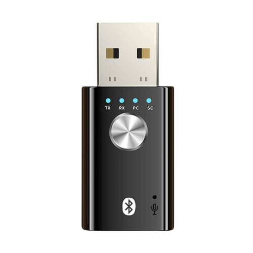 Ηχεία Υπολογιστή VALSEEL 4 σε 1 USB Bluetooth 5.1 Δέκτης Ήχου Πομπός Στερεοφωνικός AUX RCA 3.5 mm 2