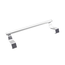 Porte-serviettes mural, étagère de rangement pour salle de bain, support à rail, style industriel H4C6A0