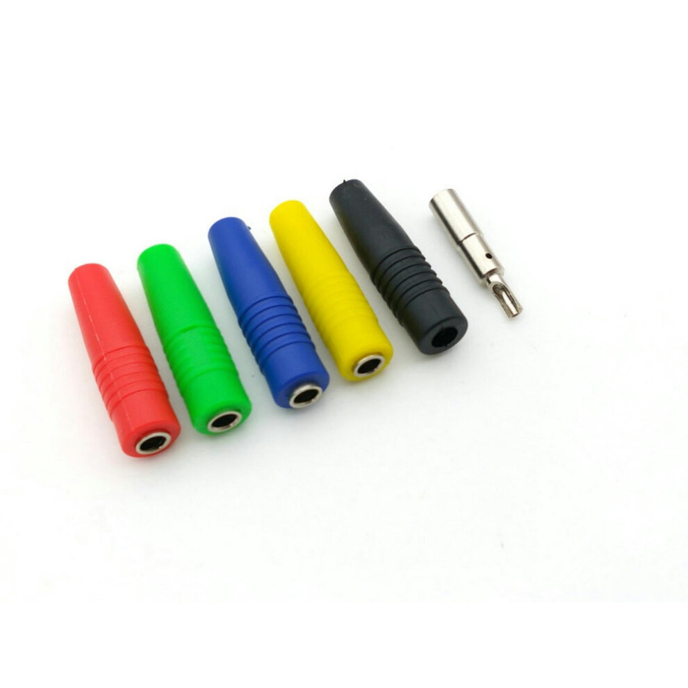 For 20Pcs Copper 4Mm Banana Socket Female For 4Mm Banana Plug Test Probes Connector 9395123702629