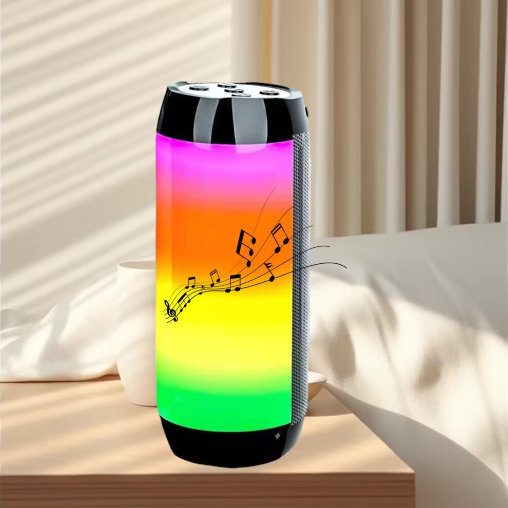 Gnobogi 4Th Gen Bluetooth Speaker, Portable Outdoor Audio With Colorful S, Fm & Bluetooth, Compatible With All Devices Light 9395123703145