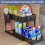 Under-sink shelf for kitchen, multifunctional shelf, spice rack, under-cabinet shelf, black 3
