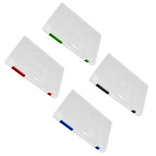 4 Pcs File Folder Organizer Paper Storage Box Case Manager Plastic Office