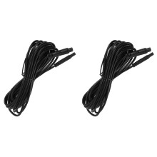 Car Extension Cords Set of 2 Backup Camera for Rearview Recorder Cable Copper