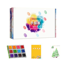12 Colors Fingerpaint Printing Paint Colorful Printing Table Fingerpaint Tray Kindergarten Kids Fingerpaint Prints Washable