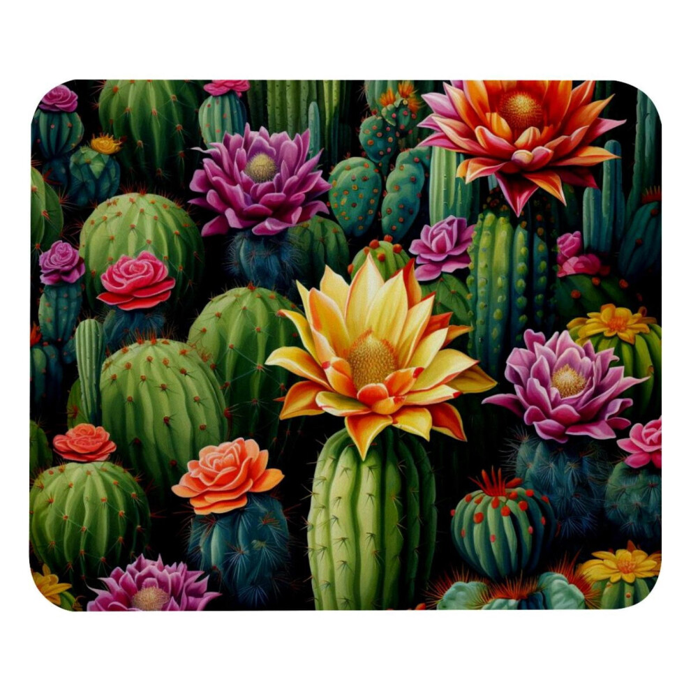 Thorny Cactus Mouse Pad, Comfortable Mousepad With Smooth Surface And Non-Slip For Pain Relief, Computer, Laptop, Office & Home, 8.3X9.8in 9110895149836