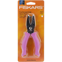 Fiskars H and Punch Heart .25 Inch