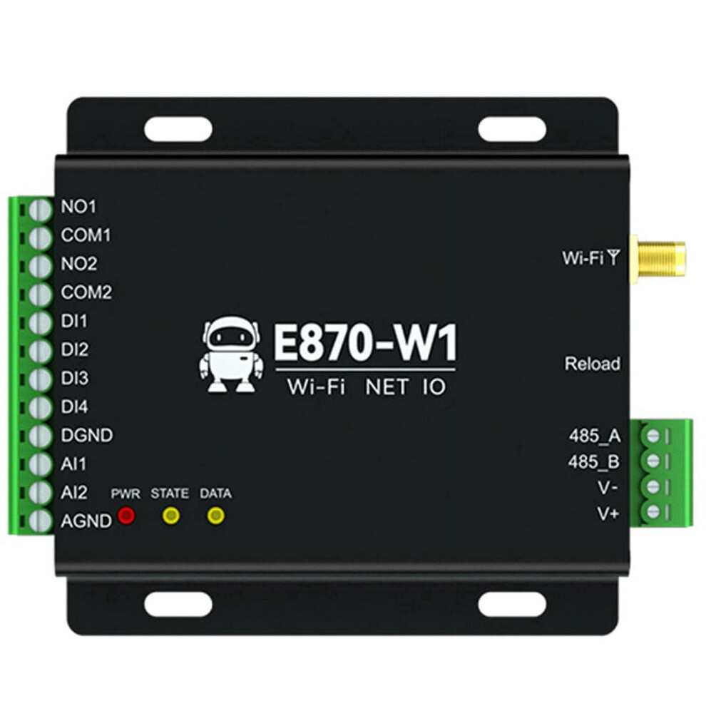 Wifi Edge Acquisition Gateway Io Controller Ethernet Rs485 4Di+2Do+2Ai E870-W1 Udp/Mqtt Protocol Modbus 9110895150733
