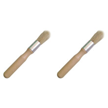 Round Hair Brush Grill Kids Paint Circle Template Chip Brushes Baking Child 6 Pcs