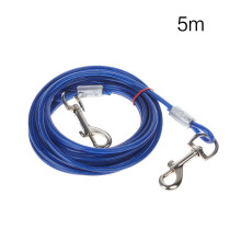HeroNeo Pet Tie-out Leash Heavy Duty Steel Wire Metal Chain Dog Lead Line