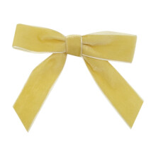 12 Pcs Velvet Christmas Tree Bows Decoration Ribbon Bow, Christmas Tree Decoration Bow, for Christmas Holiday Home Party Decor Supplies (Yellow)