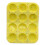 12 Hole Yellow Silicone Round Family Practical Cake Multi Functional Baking Tool Home Essentials 5