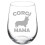 Vinglassbeger Corgi Mama (473 ml uten stilk) 1