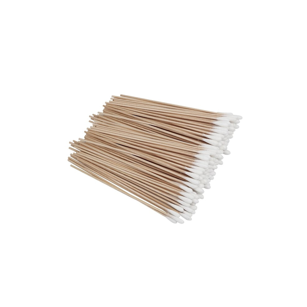 300 pcs wooden cotton swabs, cotton swabs with long wooden handle