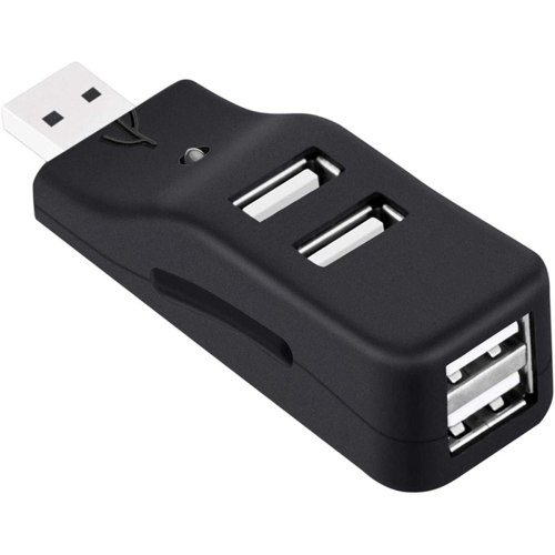 Hub USB 3x4 porte, mini hub dati USB 2.0 splitter piccolo e portatile, per PC, laptop, notebook PC, XPS, 1