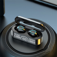 Avtoify G35B Draadloze Digitale Display Hoofdtelefoon Bluetooth 5.2 Oordopjes Mini In-ear Gaming Stereo Headset Meerkleurig