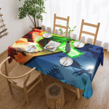Ninjago-Tischdecke, wasserabweisende und fleckensichere Tischdecke für Thanksgiving/Weihnachten
