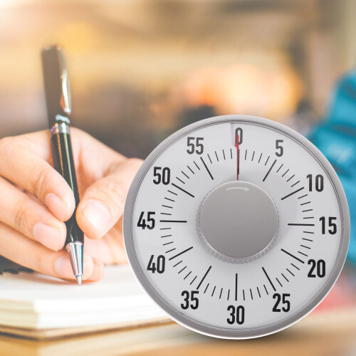 1 st praktisk nedräkningstimer för matlagning, mekanisk timer för studenter, tidshantering 1