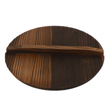 Kitchen Multi-Functional Wooden Pot Cover Handle Pan Lid Eco-Friendly Anti-Scalding Wood Baking Lids 30cm