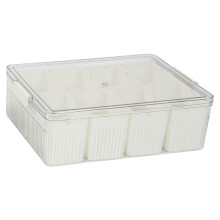 Plateau de conservation Poaug avec couvercle, compatible avec la boîte à goûter Snackle Box, compartiment amovible pour fruits, bonbons et voyages